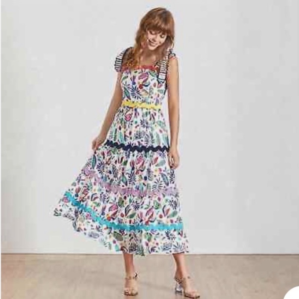 Eterna los Ángeles multicolor maxi dress